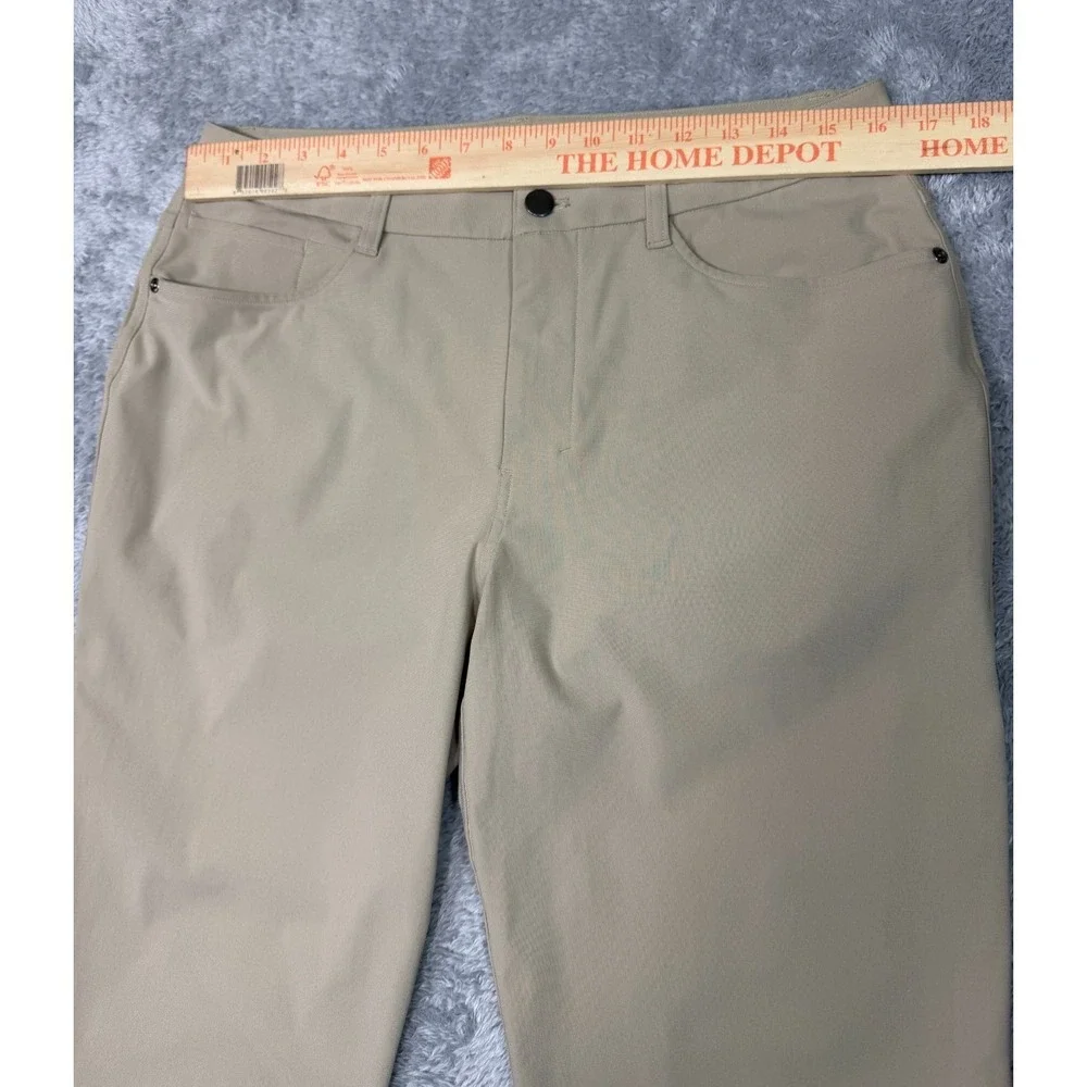 Lululemon‎ ABC Classic Fit Pant Warpstreme Tan Khaki LM5AQ95 Mens 31x32